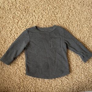 Cat & Jack Charcoal Long Sleeve Tee